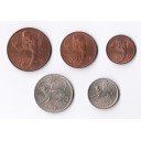 1950 - Afis serietta composta da 5 monete Q/Fdc